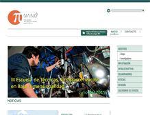 Tablet Screenshot of nano-tecnologia.cl